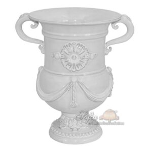 Vaso monumentale h 50 plastico sofia white line