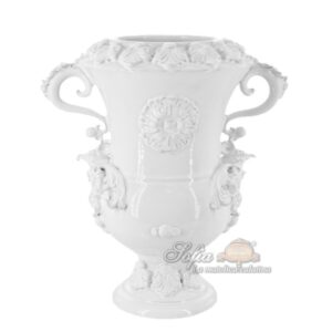 Vaso aquila h 50 plastico sofia white line