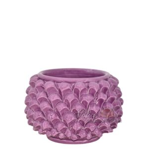 Vaso mezza pigna s/piede Ø 20 glicine