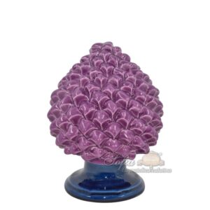 Pigna artigianale h 20 glicine/blu