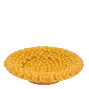 Piatto Ø 25 a pigna senape