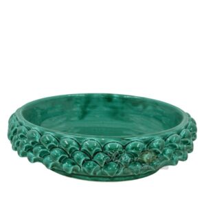 Svuota tasche retto a pigna Ø 22 verde smeraldo