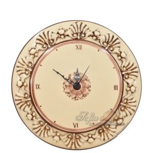 Orologio Ø 38 plastico sofia mono bordeaux