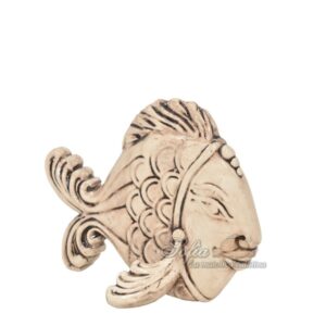 Pesce appoggio piccolo 15x15 madreperla antichizzato