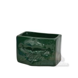 Scatola con espressione 21x13 verde antico