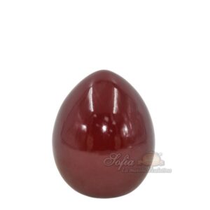 Uovo h 15 liscio bordeaux integrale