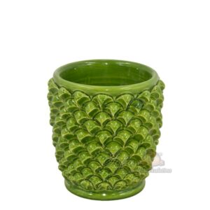 Porta mestoli a pigna h 15 verde foglia