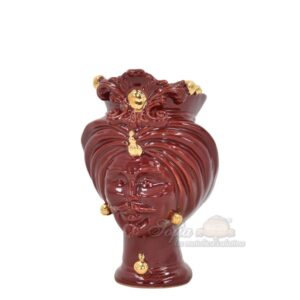 Testa h 16 tuareg bordeaux/oro maschio - Bomboniera