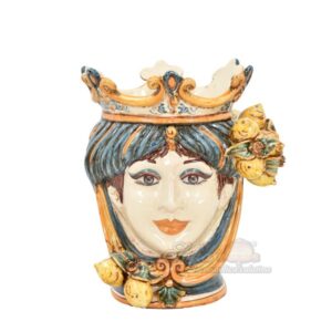 Testa h 25 limoni blu/arancio femmina