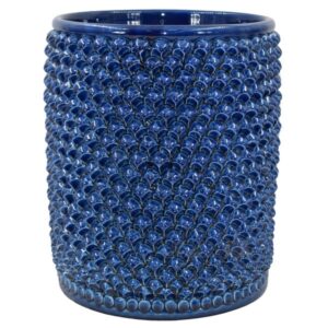 Vaso a pigna h 50 blu intenso
