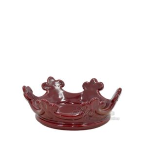 Corona svuota tasche piccola d. 20 cm bordeaux - Bomboniera
