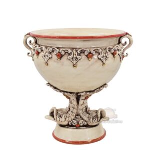 Confettiera piede marino 32x33 plastico sofia madreperla antichizzato oro e lustri