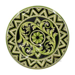 Piatto Parigi Ø 40 nero/verde