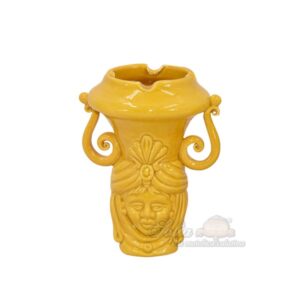 Testa a posacenere h 15 senape femmina - Bomboniera