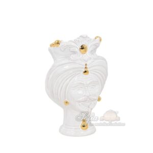 Testa 16 tuareg white & gold maschio
