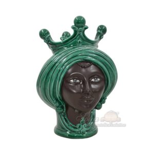 Testa h 30 verde smeraldo femmina viso opaco