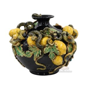 Vaso Eden 2°M h 30 con limoni black line