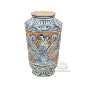 Vaso Parigi h 35 fondo arancio