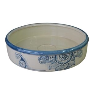 Centrotavola tondo Ø 25 linea masha mono blu