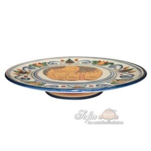 Alzata s/manici Ø 35 cm decoro elefante
