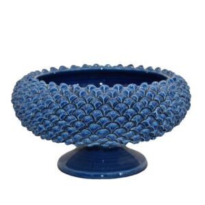 Alzata a pigna tonda 2°M Ø 33 blu intenso