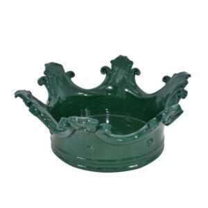 Corona svuota tasche media d. 27 cm verde antico