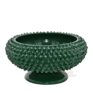 Alzata a pigna tonda 2°M Ø 33 verde antico