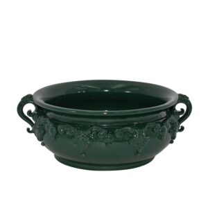 Centrotavola Ø 20 plastico sofia verde antico
