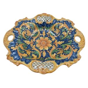 Centrotavola barocco 2° M 38x33 ornato calatino