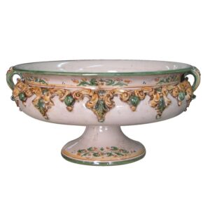 Alzata Ø 20 plastico sofia verde/arancio