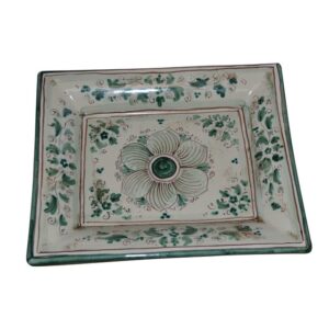 Svuota tasche rettangolare 20x17 s. d'arte mono verde
