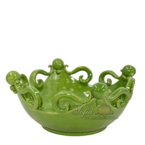 Centrotavola pallina Ø 30 verde foglia