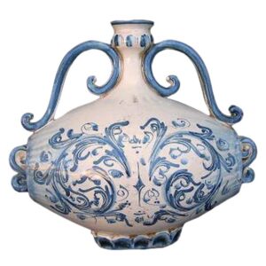 Scaldone medio 23x19 s. d'arte mono blu