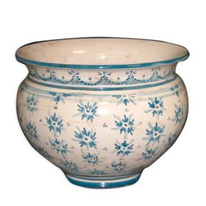 Cachepot Ø 30 linea stars mono blu