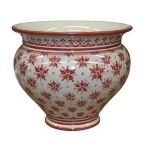 Cachepot Ø 25 linea stars mono bordeaux