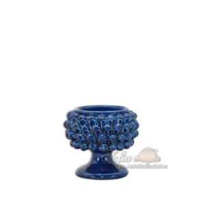 Vaso mezza pigna Ø 10 blu intenso - Bomboniera