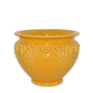 Cachepot Ø 20 plastico sofia senape