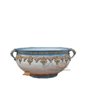 Cachepot basso Ø 40 plastico sofia tricolore