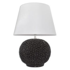Lume palla a pigna h 30 black line lucido (h60 c/paralume Ø45)