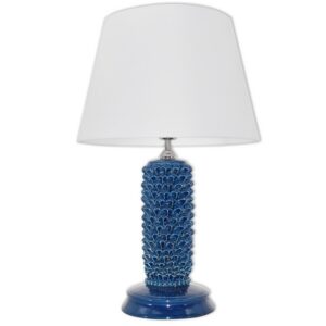 Lume pigna cilindro 1° M h30 Ø 10 blu intenso (h60 c/paralume Ø35)