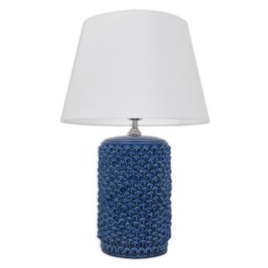 Lume pigna cilindro 2° M h30 Ø 17 blu intenso (h60 c/paralume Ø35)