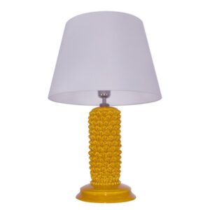 Lume pigna cilindro 1° M h30 Ø 10 senape (h60 c/paralume Ø35)