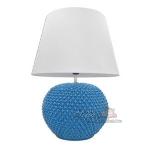 Lume palla a pigna h 30 turchese (h60 c/paralume Ø45)