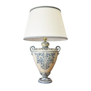 Lume coppa h 40 plastico sofia mono blu (h72 c/paralume Ø45)