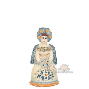 Matriangela h 13 blu/arancio - Bomboniera