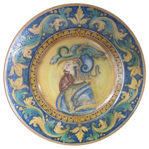 Piatto cap. prete Ø 35 c/figurato ornato calatino