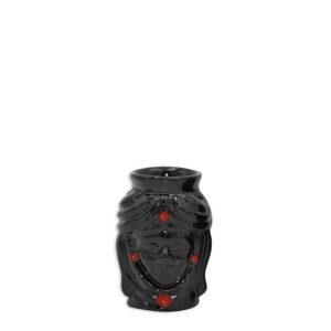 Testa h 10 c/perline rosse black line femmina