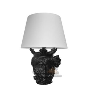 Lume a testa h 25 limoni black line femmina (h55 c/paralume Ø35)