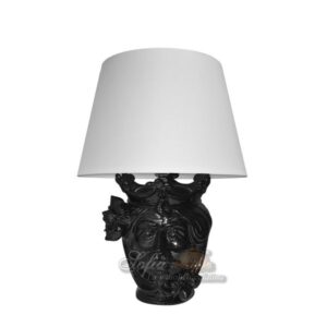 Lume a testa h 25 limoni black line maschio (h55 c/paralume Ø35)