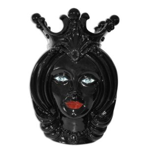 Testa h 38 black line c/espressione femmina
